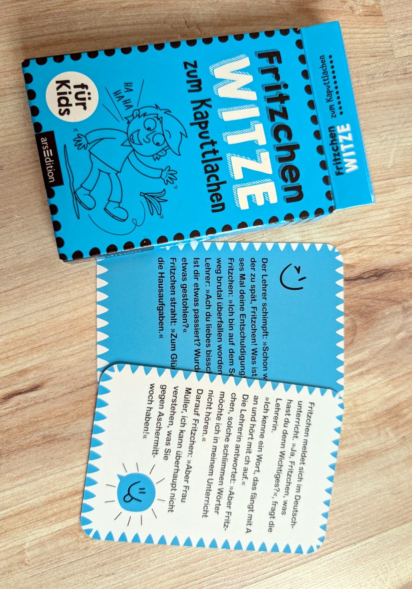 Fritzchen Witze zum Kaputtlachen für Kids - arsEdition Kartenbox